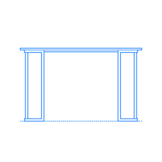 Furniture Desks Dahlia Desk Laser Cut Svg File, Free Vectors File